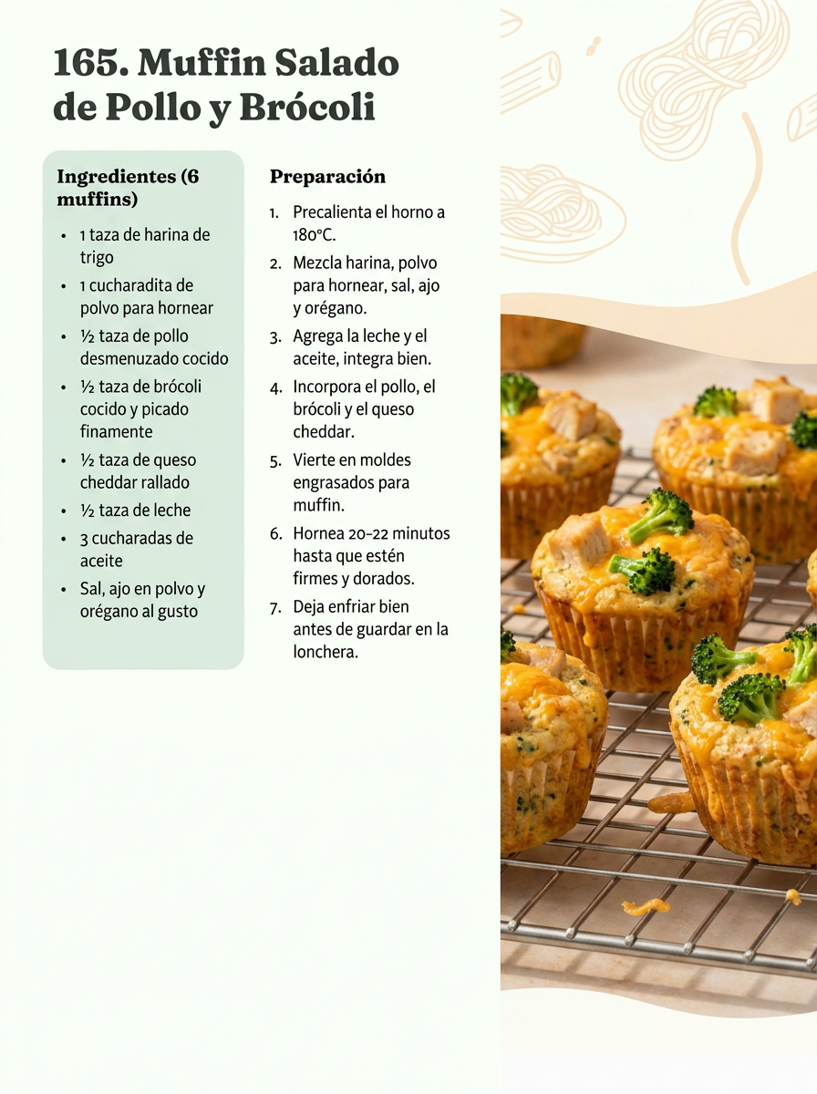 Página del recetario Guía Lonchera Feliz